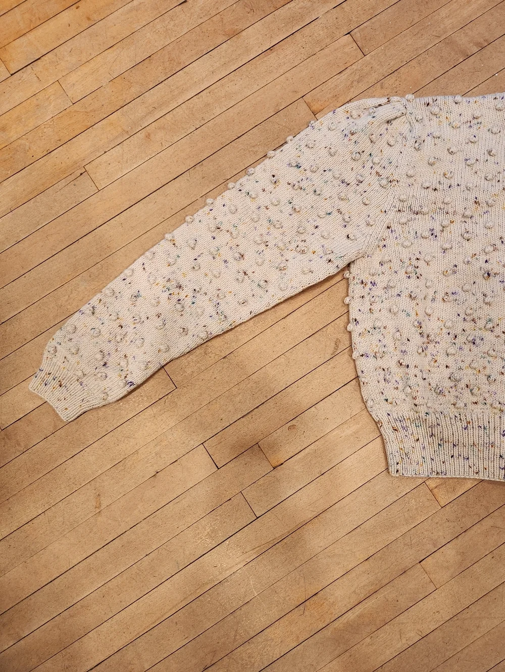 Misha & Puff Ellie Popcorn Cardigan in Iris Confetti - Picture 11 of 15